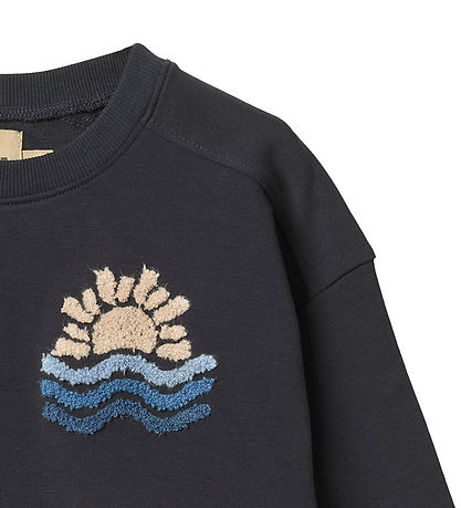 Wheat Sweatshirt - Sander - Navy