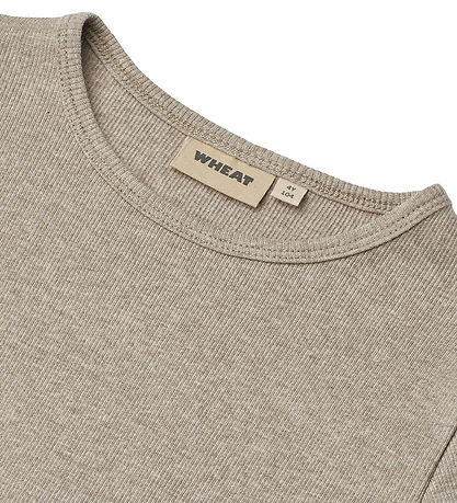 Wheat Bluse - Rib - Stig - Gravel Melange