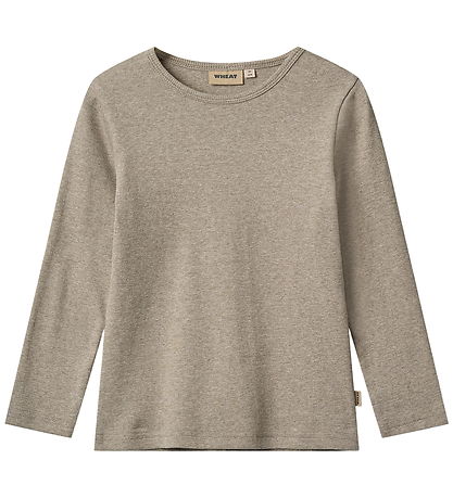 Wheat Bluse - Rib - Stig - Gravel Melange