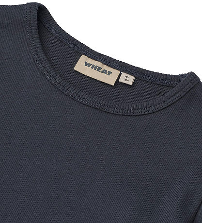 Wheat Bluse - Rib - Stig - Navy