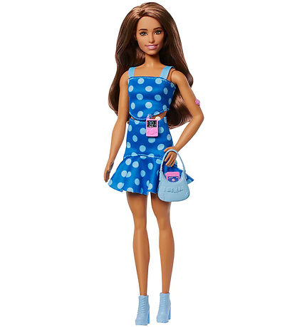 Barbie Dukke - 30 cm - Blue Polka Dot - Diabetes