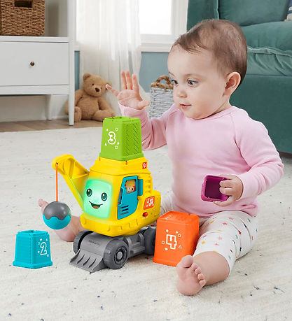 Fisher-Price Legetøj - Count & Stack Crane