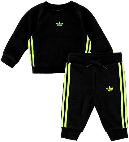 adidas Originals Sweatsæt - CREW - BLACK/SIGGNR