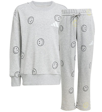adidas Performance Sweatsæt - LM SMI JOG - MGREYH/WHITE