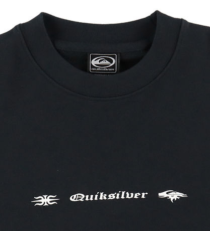 Quiksilver Sweatshirt - Openbar - Sort/Gråmeleret