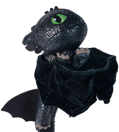 Dragons Bamse - Dragon Movie Gliding Hug Toothless - 30cm