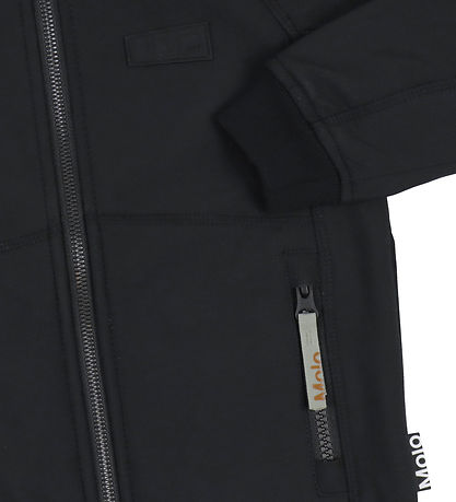 Molo Softshelljakke m. Fleece - Cloudy - Sort