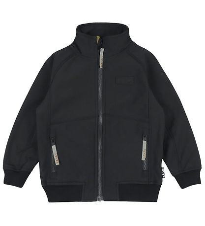 Molo Softshelljakke m. Fleece - Cloudy - Sort