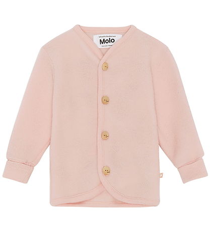 Molo Cardigan - Uldfleece - Umber - Wild Rose