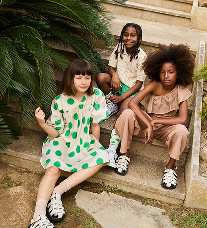 Molo Kjole - Camellia - Green Dots