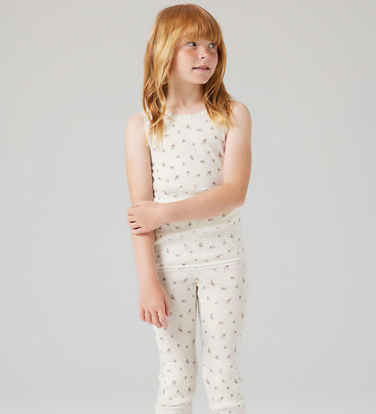 Name It Tanktop - NkfWang - Snow White/Small flowers