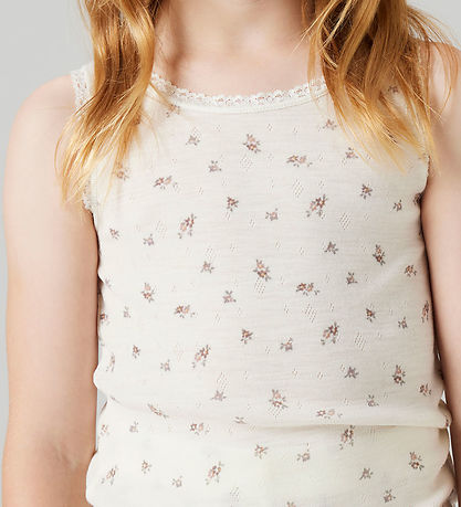 Name It Tanktop - NkfWang - Snow White/Small flowers