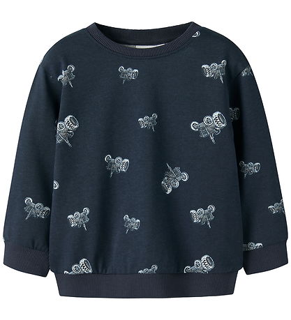 Name It Sweatshirt - NmmVifelix - Navy Blazer/Tractors