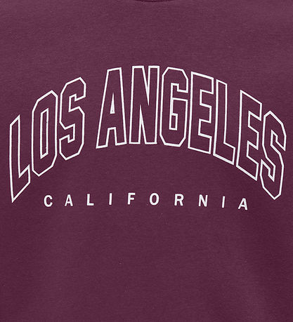Kids Only Sweatshirt - KogSweat - Mauve Wine/Los Angeles - Calif