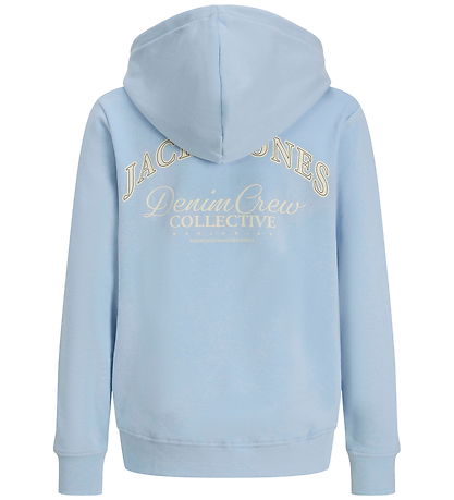 Jack & Jones Hættetrøje - JjeBrandes - Chambray Blue