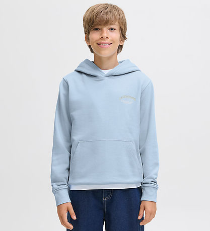 Jack & Jones Hættetrøje - JjeBrandes - Chambray Blue