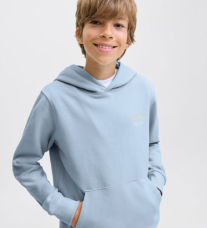 Jack & Jones Hættetrøje - JjeBrandes - Chambray Blue