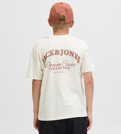 Jack & Jones T-shirt - JjeBrandes - Antique White
