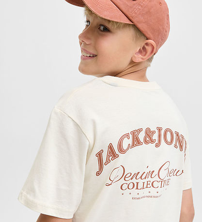 Jack & Jones T-shirt - JjeBrandes - Antique White