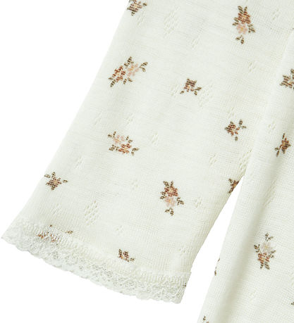 Name It Natdragt - Uld - NmfWang - Snow White/Small flowers