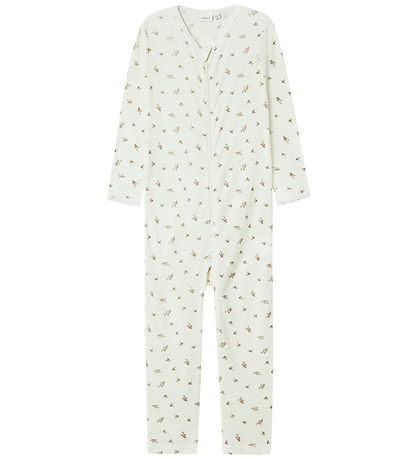 Name It Natdragt - Uld - NmfWang - Snow White/Small flowers