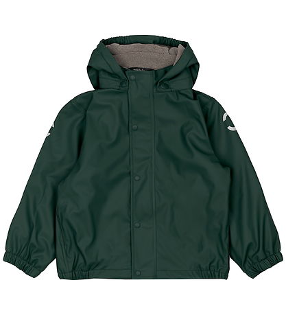 Mikk-Line Regntøj m. Fleece/Seler - PU - Recycled - Darkest Spro