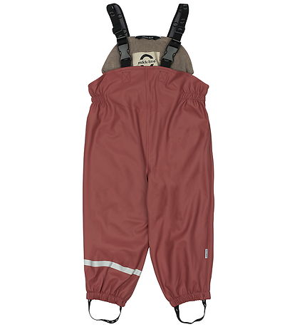 Mikk-Line Regntøj m. Fleece/Seler - PU - Recycled - Apple Butter