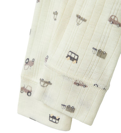 Name It Leggings - Uld - Noos - NbmWang - Snow White/Small cars