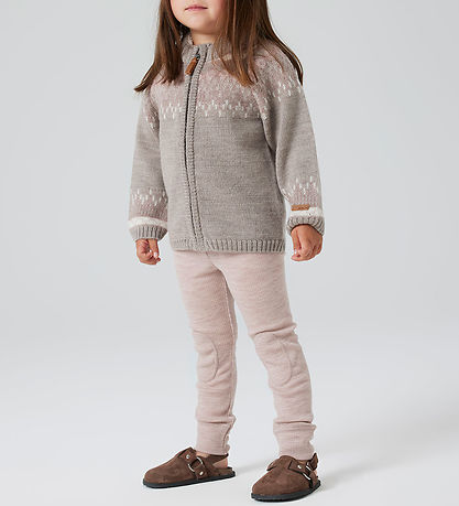 Name It Leggings - Uld - Rib - Noos - NmnWax - Shadow Gray