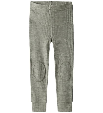 Name It Leggings - Uld - Rib - Noos - NmnWax - Dried Sage