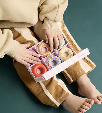 Kids Concept - 6 stk. Donuts - Træ