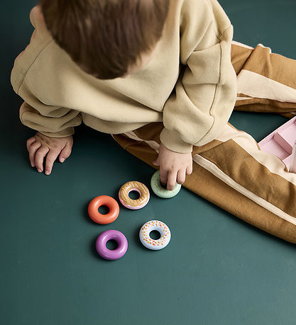 Kids Concept - 6 stk. Donuts - Træ