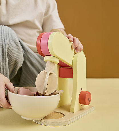 Kids Concept Køkkenmaskine - Gul Træ