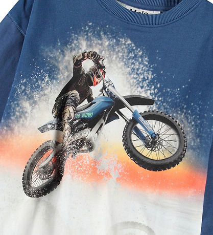 Molo Sweatshirt - Monti - Wheelie Blue