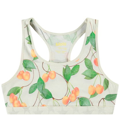 Molo Toppe - 2-pak - Jade - Cherries White