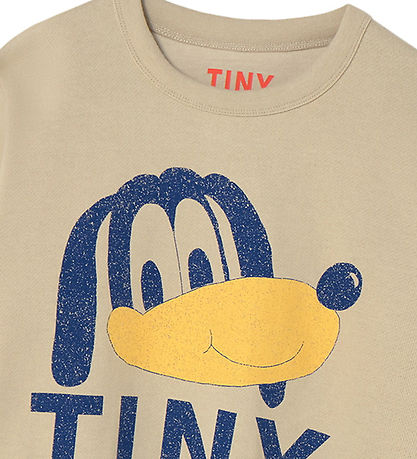 Tiny Cottons Sweatshirt - Dog Graphic  - Dark Vanilla