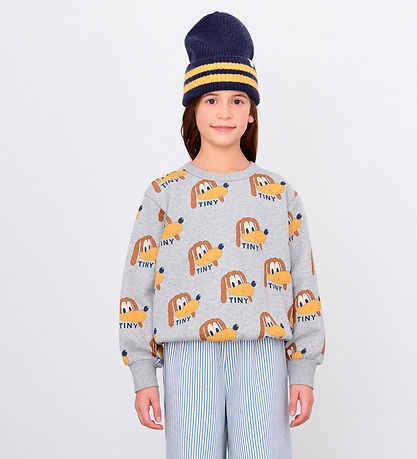 Tiny Cottons Sweatshirt - Dogs - Medium Grey Heather