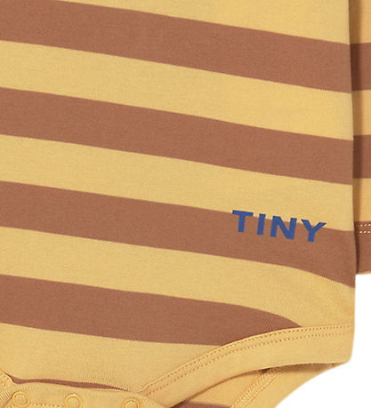 Tiny Cottons Body l/æ - Stripes - Soft Yellow