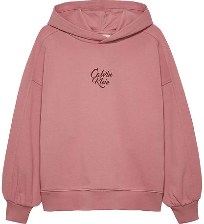 Calvin Klein Hættetrøje - Script Logo Graphic - Brandied Apricot