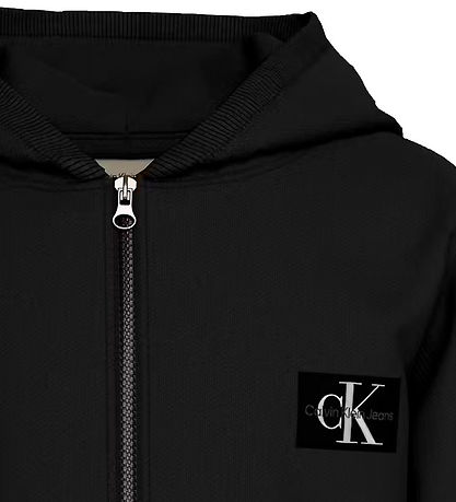 Calvin Klein Cardigan - Badge - Sort