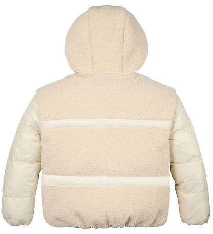 Calvin Klein Dynejakke m. Fleece - Whitecap Gray