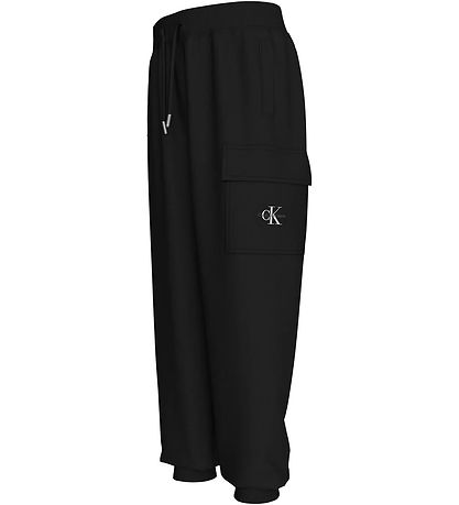 Calvin Klein Sweatpants - Badge Relazed - Ck Black