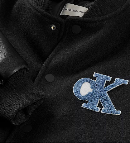 Calvin Klein Jakke - Varsity - Ck Black