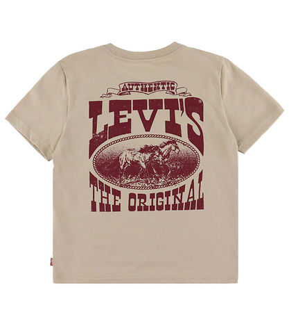 Levis T-shirt - Galloping Free - White Pepper