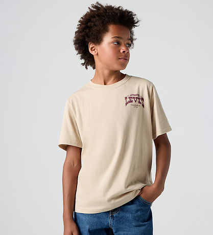 Levis T-shirt - Galloping Free - White Pepper