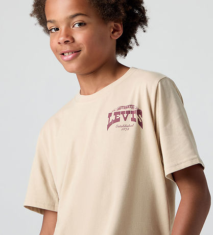 Levis T-shirt - Galloping Free - White Pepper