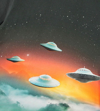 Molo T-shirt - Roxo - UFO Visitors