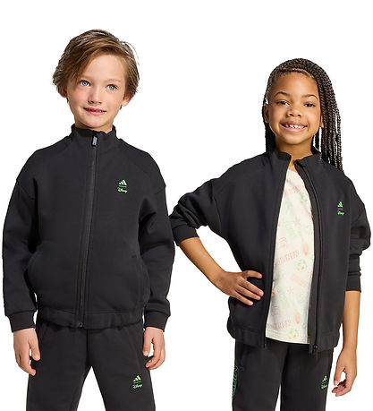 adidas Performance Cardigan - LK DY MM TT - BLACK/LIMBUR