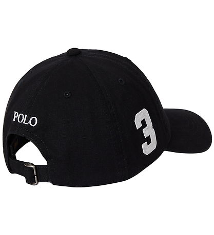 Polo Ralph Lauren Kasket - Sort m. Logo