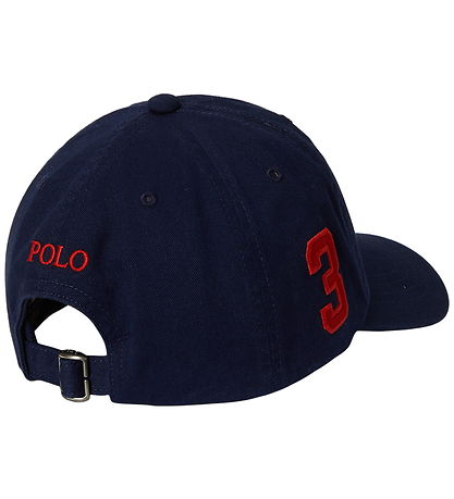 Polo Ralph Lauren Kasket - Navy /Rød m. Logo
